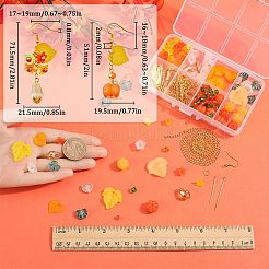DIY-Sets zum Basteln von Ohrhängern aus Acryl und Glas zum Erntedankfest&nbsp;DIY-SC0027-56