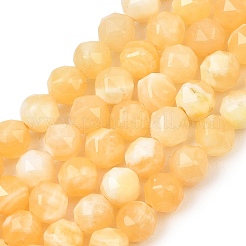 Natürliche gelbe Jade Perlen Stränge&nbsp;GG-CBA702E-A01