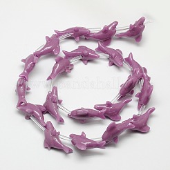 Fili di perline corallo gemstone sintetico&nbsp;CORA-L027-01