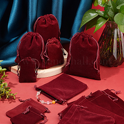 40 pochette rectangulaire en velours de 5 styles&nbsp;TP-NB0001-35D