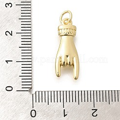 Messing Anhänger & Charms&nbsp;KK-L225-008G-02