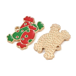 Weihnachten Legierung Emaille Anhänger&nbsp;ENAM-I081-01KCG-09