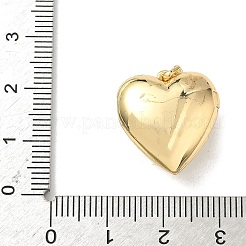 Messing micro pave Zirkonia Medaillon Anhänger&nbsp;KK-F905-05G-03