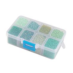 1 Box gemischt 6/0 Glas Saatperlen runde lose Distanzperlen&nbsp;SEED-X0050-4mm-05