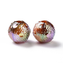 Placcatura uv perline acriliche iridescenti arcobaleno&nbsp;PACR-H003-05