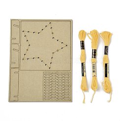 Kit d'art à cordes bricolage arts et artisanat pour enfants&nbsp;DIY-P014-B07