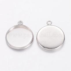 Colgante de latón cabochon ajustes&nbsp;KK-B534-N