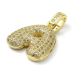 Pendentifs en laiton zircon cubique transparent&nbsp;X-KK-M279-01G-A
