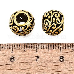 Tibetische Stil Legierung Großlochperlen&nbsp;FIND-Q121-20AG