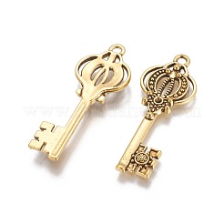 Pendente in lega stile tibetano&nbsp;TIBEP-A25043-AG-LF