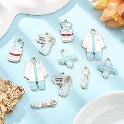 10 pendentif en alliage émaillé à thème médical&nbsp;FIND-FP0002-81