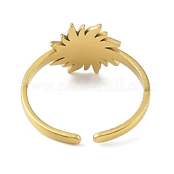 Anelli aperti in acciaio inossidabile 304 smaltati per donna&nbsp;RJEW-F166-40G-02