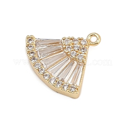 Colgante micropavé cubic zirconia de latón&nbsp;KK-S339-07G