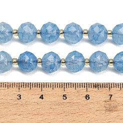 Colliers de perles en verre imitation jade teintées&nbsp;GL-Z001-02A