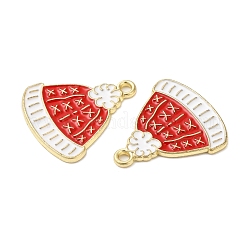 Noël pendentifs émail en alliage&nbsp;ENAM-D050-13E-02G