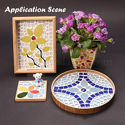 Piastrelle di mosaico in porcellana a forma di foglia&nbsp;PW-WG00441-07