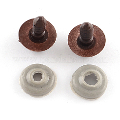 Doll Eyes plastica mestiere farcito gli occhi del giocattolo&nbsp;X-DIY-R039-16mm