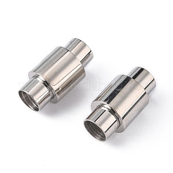 Fermoirs magnétiques en acier inoxydable 304 lisse et résistant au ternissement avec emembouts collées&nbsp;STAS-H048-4