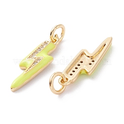Messing micro pave klare zirkonia anhänger&nbsp;ZIRC-A019-12G