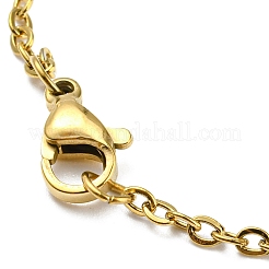 Brazalete de acero inoxidable 304 con forma de corazón y circonita cúbica.&nbsp;SJEW-K001-01G