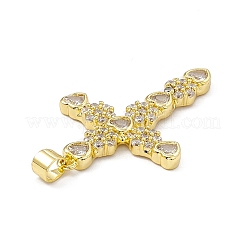 Cremagliera placcatura micro ottone spianare pendenti zirconi&nbsp;ZIRC-I061-05G