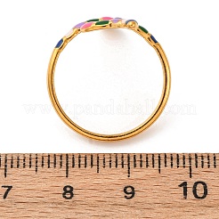 Anelli polsini in acciaio inossidabile 304&nbsp;RJEW-D319-01G