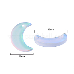100pcs transparente Glasanhänger&nbsp;GLAA-CJ0001-23