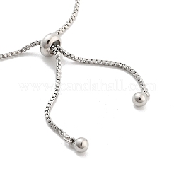 Bracelets en laiton pavé de zircone cubique transparente&nbsp;BJEW-B094-06A-P