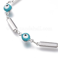 Gliederarmbänder aus 304 Edelstahl&nbsp;BJEW-M203-01P