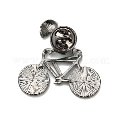 Spille smaltate a tema Halloween con scheletro e bicicletta&nbsp;JEWB-Z045-01B