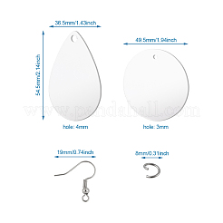 Fai da te orecchini pendenti&nbsp;DIY-TA0002-65P