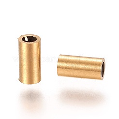Ionenplattierung (IP) 304 Edelstahlrohrperlen&nbsp;X-STAS-L216-23E-G