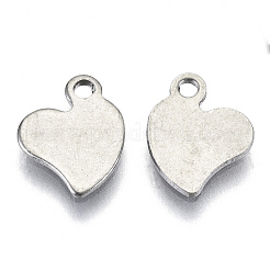 Anlaufgeschützte Charms aus Edelstahl 201&nbsp;STAS-R116-017