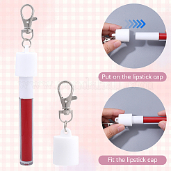 4 Stück Silikon-Lippenstift-Abdeckung&nbsp;HJEW-CP0001-41