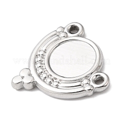 Cabochonfassung für Anhänger aus Edelstahl 304&nbsp;STAS-P454-11P