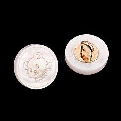 Boutons à tige en alliage de résine à un trou&nbsp;FIND-B065-03G-01