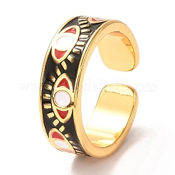 Goldene Manschettenringe des bösen Blicks für Frauen&nbsp;KK-G404-07