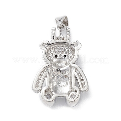 Ottone micro spianare pendenti zirconi&nbsp;KK-M240-04F