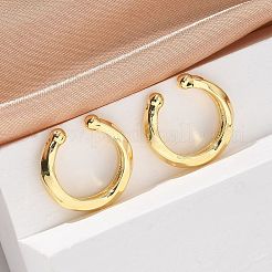 Stämmige Manschettenohrringe aus Messing mit Gestellbeschichtung für Damen&nbsp;EJEW-G288-14G