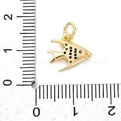 Colgante micropavé cubic zirconia de latón&nbsp;KK-S510-47G-01
