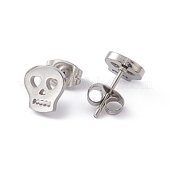 Anlaufgeschützte Ohrstecker aus 304 Edelstahl mit winzigen&nbsp;STAS-A065-05P