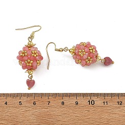 Pendientes colgantes de vidrio&nbsp;EJEW-MZ00814-02