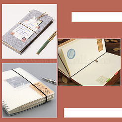 20 banda elástica de poliéster para cuaderno de viaje.&nbsp;AJEW-BC0004-40