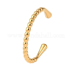 Bracelets manchettes en perles d'acier inoxydable 304 pour femmes&nbsp;BJEW-G749-19G
