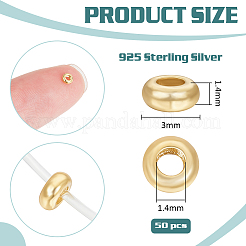 925 Sterling Silber Perlen&nbsp;STER-BC0004-21A-G