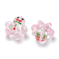 Brins de perles de verre transparentes de Noël&nbsp;LAMP-M021-02C