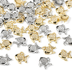 40 Uds. Colgantes de rhinestone de aleación de 2 colores&nbsp;FIND-TA0010-66