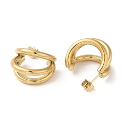 Boucles d'oreilles à tige en acier inoxydable 304&nbsp;EJEW-Z026-17G