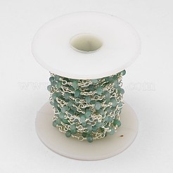 Cuentas de cuentas de jade rondelle facetadas hechas a mano para hacer collares pulseras&nbsp;CHC-L026-06