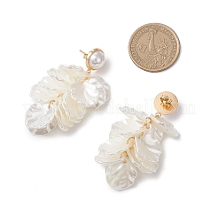 Boucles d'oreilles pendantes en laiton&nbsp;EJEW-TA00777
